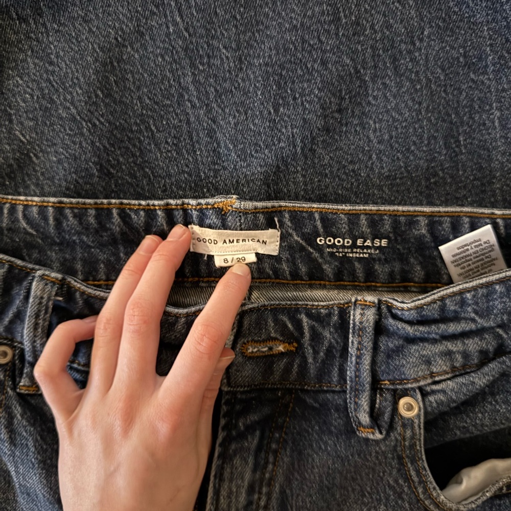 Good American Women's Dark Blue Jeans - Picture 3 of 6